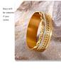 Dubai Bestseller: Exquisite Rhinestone-Studded NK Chain Bracelet with Day-Character Buckle, 18k Gold-Plated Titanium Steel, Light Luxury Style.
