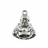 Buddha Statues Charms Multi Color Alloy Pendants For Spiritual Zen Jewelry Making