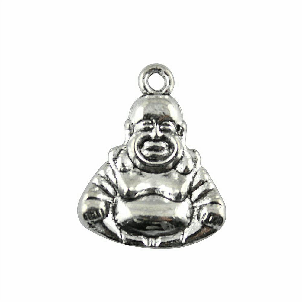 Buddha Statues Charms Multi Color Alloy Pendants For Spiritual Zen Jewelry Making