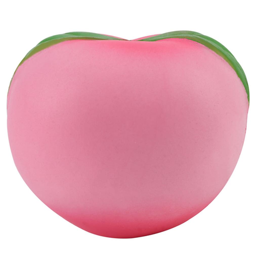 Scented Peach Fruit Squishy Slow Rising Soft Kids Toy Stress Relieve Gift