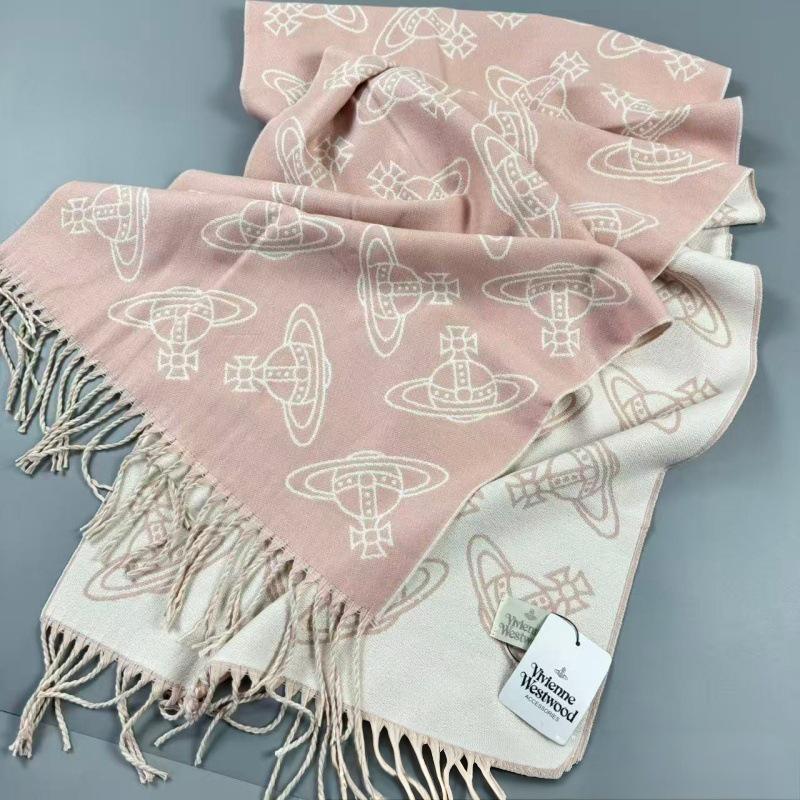 

Двосторонній жаккардовий кашеміровий шарф Сатурн - Вовняна шаль для жінок та чоловіків 45x200 cm