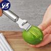 Lemon Zester Grater Stainless Steel Lemon Grater Orange Peeler Citrus Fruit Grater Peeling Knife Kitchen Gadgets Bar Accessories