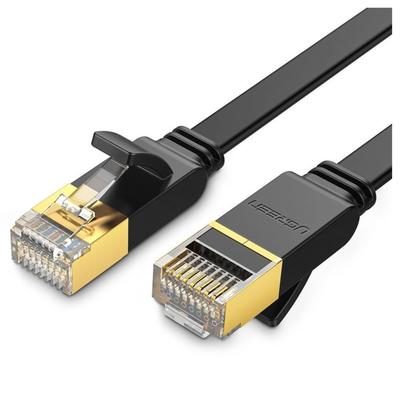 Flaches Netzwerkkabel Ugreen Nw106 Ethernet Rj45, Cat.7, Stp, 3M (Schwarz)