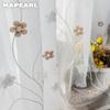 1PC NAPEARL Daisy Embroidered Tulle Curtain Modern Fashion Window Sheer Lovely Tulle Curtain For Living Room