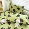 Spannbettlaken-Set mit Cartoon-Katzen, Queen-Size-Größe, süßes Kätzchen-Bettwäsche-Set, Kawaii-Katzen-Bett-Sets, Schlafzimmer-Dekoration für Kinder, Teenager und Erwachsene