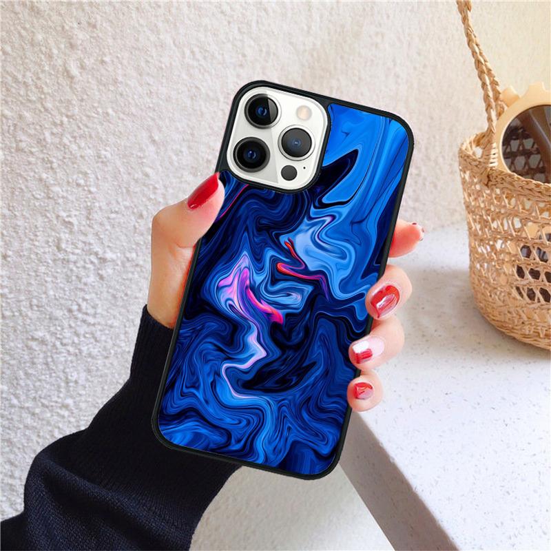 Psychedelic Trippy Holographic Phone Case for iPhone 17 Air 16 Coque 15 14 12 13 PLUS 11 PRO MAX Back Cover Fundas