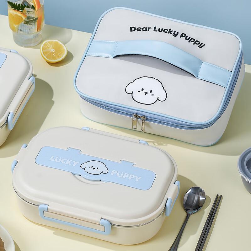 Zhinianhua 1500ML 304 Stainless Steel Insulated Cartoon Bento Lunch Box