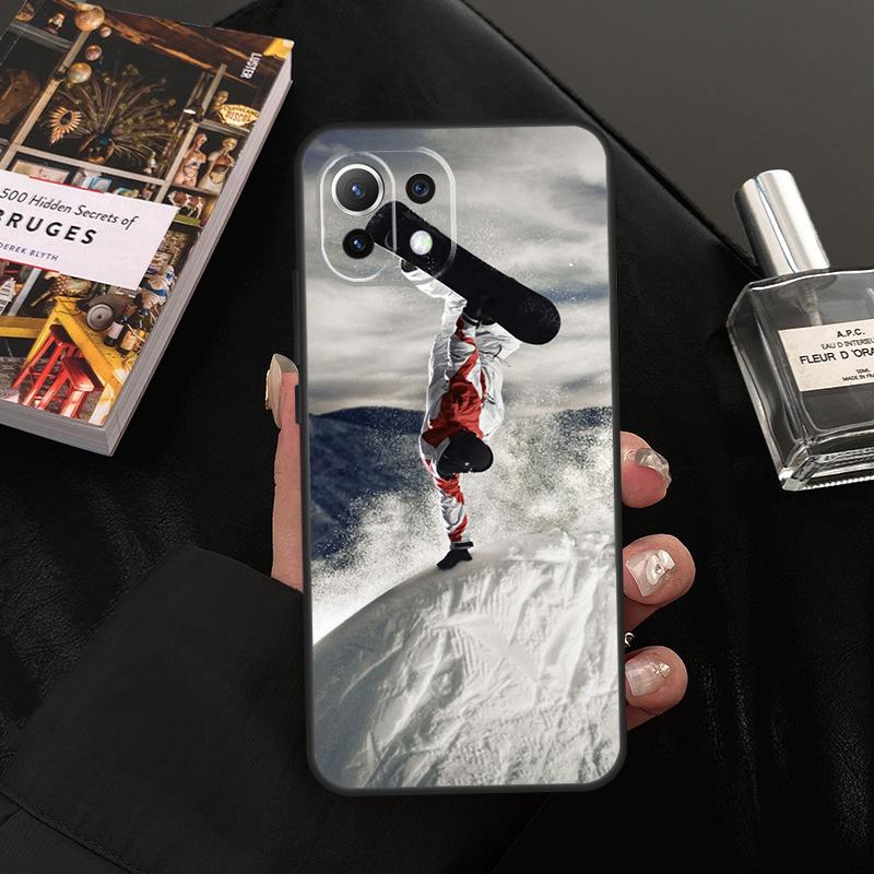 Sports Snowboarding Case For Xiaomi 11T 12T 13T 14T Pro 13 14 15 Ultra POCO X7 Pro X3 X5 X6 F5 F6 M6 Pro Cover