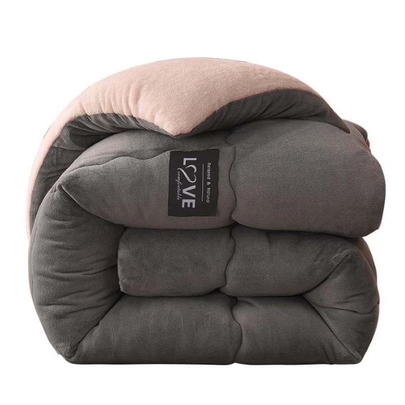 Southern Life Ultra-Warm Lamb Fleece & Soybean Fiber Winter Quilt