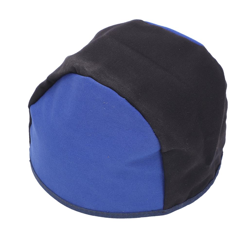 Căciulă de sudură reversibilă, ignifugă, rezistentă la căldură, din bumbac, protectivă pentru sudori, 52~56cm