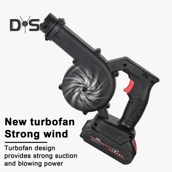 Akku-Laubbläser, Kupfermotor, tragbarer elektrischer Laubbläser, Hochleistungs-Laubbläser für den Außenbereich, Reinigung von Garten, Hof und Terrasse, Rasenpflege, Hand-Blätterblasen