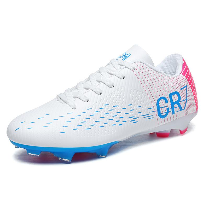 Collaborative Football Shoes Color Block Streamlined Design Stable Support Sports Shoes for Football Games