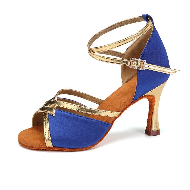 Latin Dance Shoes Women's High Heel Dance Shoes Tango Soft Bottom Dance Shoes Girls Salsa Ballroom Shoes