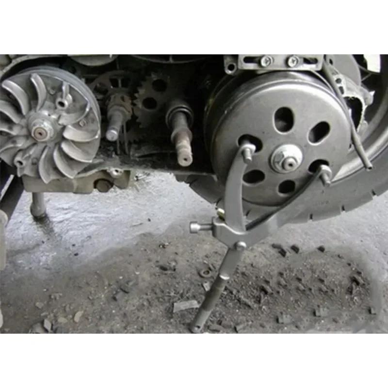Universal Y Flywheel Wrench Kit Motorcycle Scooter Clutch Pulley Magneto Fixing Clip Belt Disc Sprocket Removal Tool