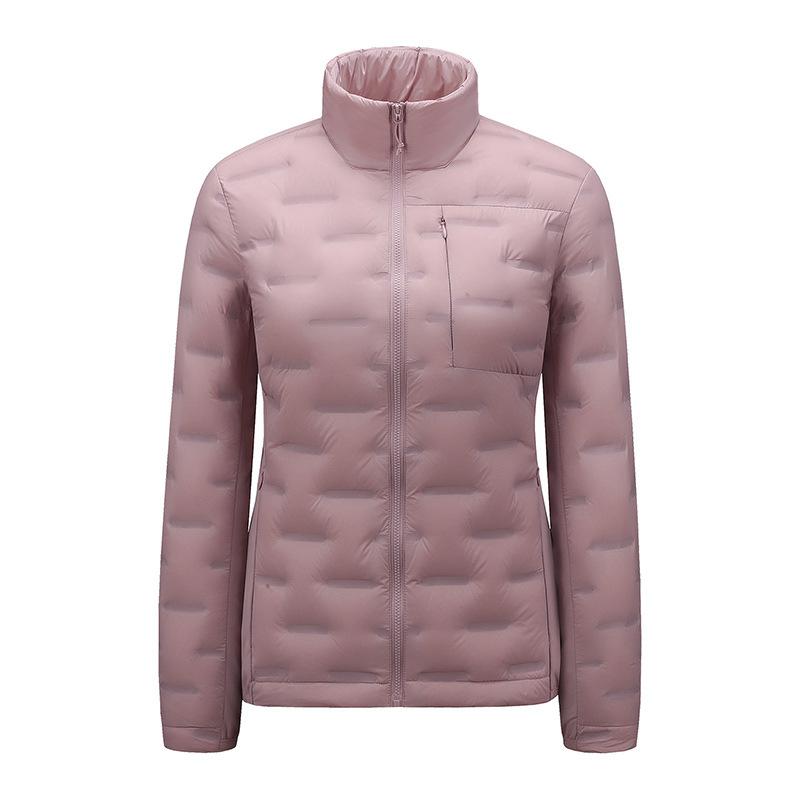 Light and thin down couple's outdoor sports to keep warm, light to carry, down jacket can be opened twice