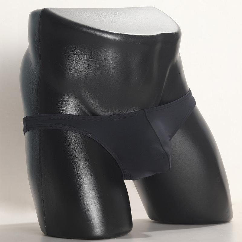 Herren Dreieck Unterwäsche Eis Seide Sommer Sexy Erwachsener Niedrige Taille Herren String Unterwäsche