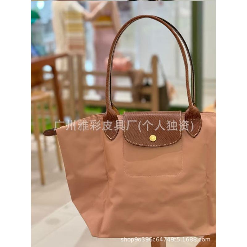 High Quality Dragon Inlaid Bag Week Commemorative Embroidered Dumpling Bag Nylon Handbag Large Capacity Shoulder Tote Bag