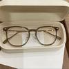 New Retro Glasses Frame for Men Women Luxury Brand Design Anti Blue Light Camping Cycling Fishing Tea Color