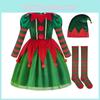 Clown Cosplay Children Costume Princess Dress Set Christmas Halloween Party