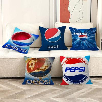 Soda Marke Kunst -Pepsis Kissenbezüge Heim Bettwäsche Dekorative Kissenhülle Hochzeit Superweicher Kissenbezug