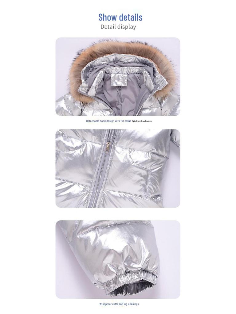 Παιδικό και Νήπιο Πάχος Εξωτερικό Φόρμα με Πουπουλένιο Γέμισμα