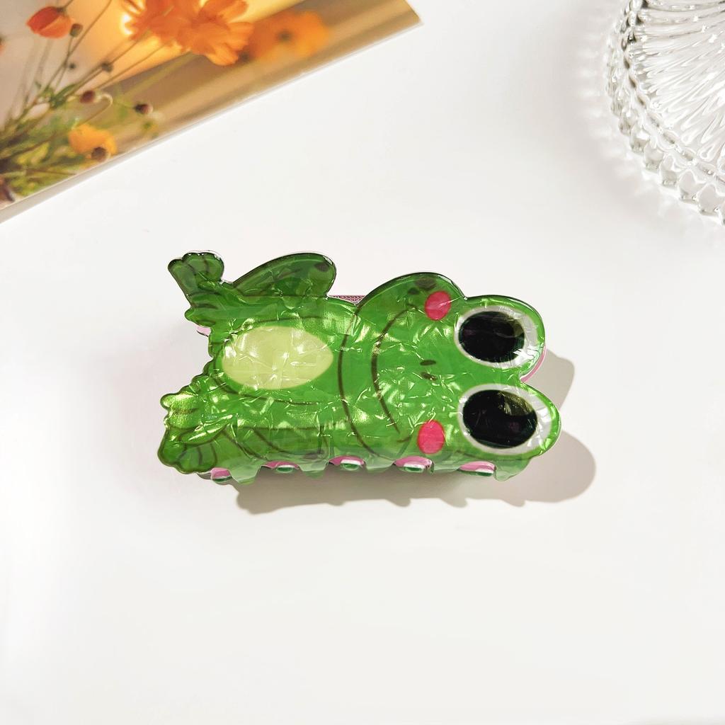 1 Stück Neuer niedlicher Tier Acryl Haarclip, Haiklammer, hochwertiges Haaraccessoire, Kratzspange, Hinterkopfspange, Haarspange