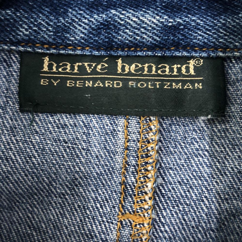 harve benard 90s Old Denim Jacket Coverall Women Used