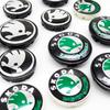 For Skoda 56mm/65mm Car Wheel Center Hub Caps Logo Rapid Kodiaq Fabia Karoq Laura Superb VRS Yeti Octavia Y1  Scala Tire Decoration