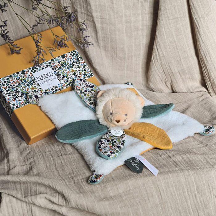 Boh'aime - peluche lion doudou