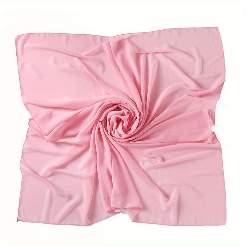 Muslim Chiffon Hijab Scarf for Women Big Solid Color Head Wrap for Women Hijabs Scarves Ladies Muslim Veil Jersey Hijabs Turban