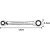 TONE 4WAY Ratchet Wrench RMW-0813 8mm 10mm 12mm 13mm Dual Size Tool