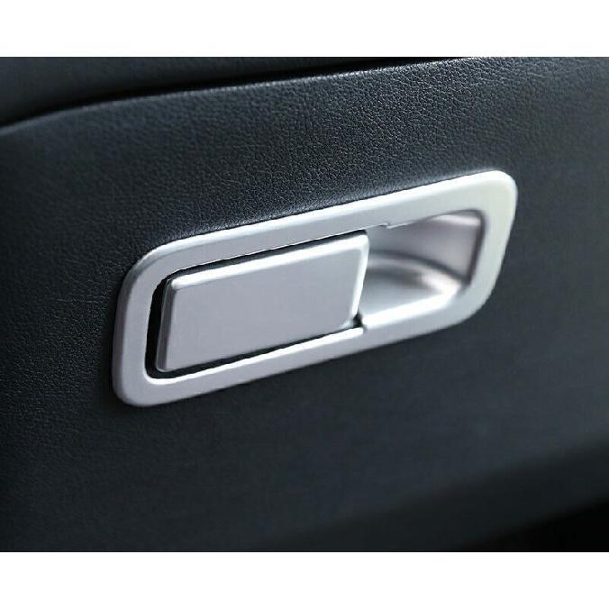 For Kia Sportage 17-2022 Matte Silver Co-Pilot Storage Box Handle Cover Trim