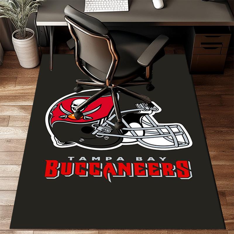 Tampa Bay Buccaneers Logo Rug Game Carpet, Floor Mat for Bedroom Living Room Entryway Rug, Home Decor Idea Gift for Christmas Birthday