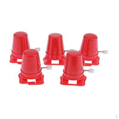 5 Pcs Clockwork Robot Walking Toy Christmas Wind for Children DIY