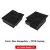 Storage Box for Tesla Model Y 2020-2024 Model 3 2019-2023 Center Console Armrest Trays Hidden Box Webcam Cover Car Accessories