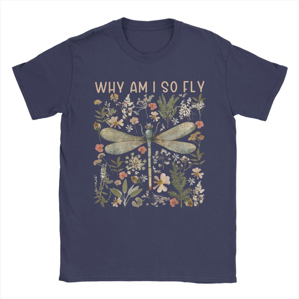Lustig Warum bin ich so cool Lustige Libellenkunst für Insektenliebhaber T-Shirt für Unisex T-Shirts Kurzarm T-Shirt Grafik Kleidung
