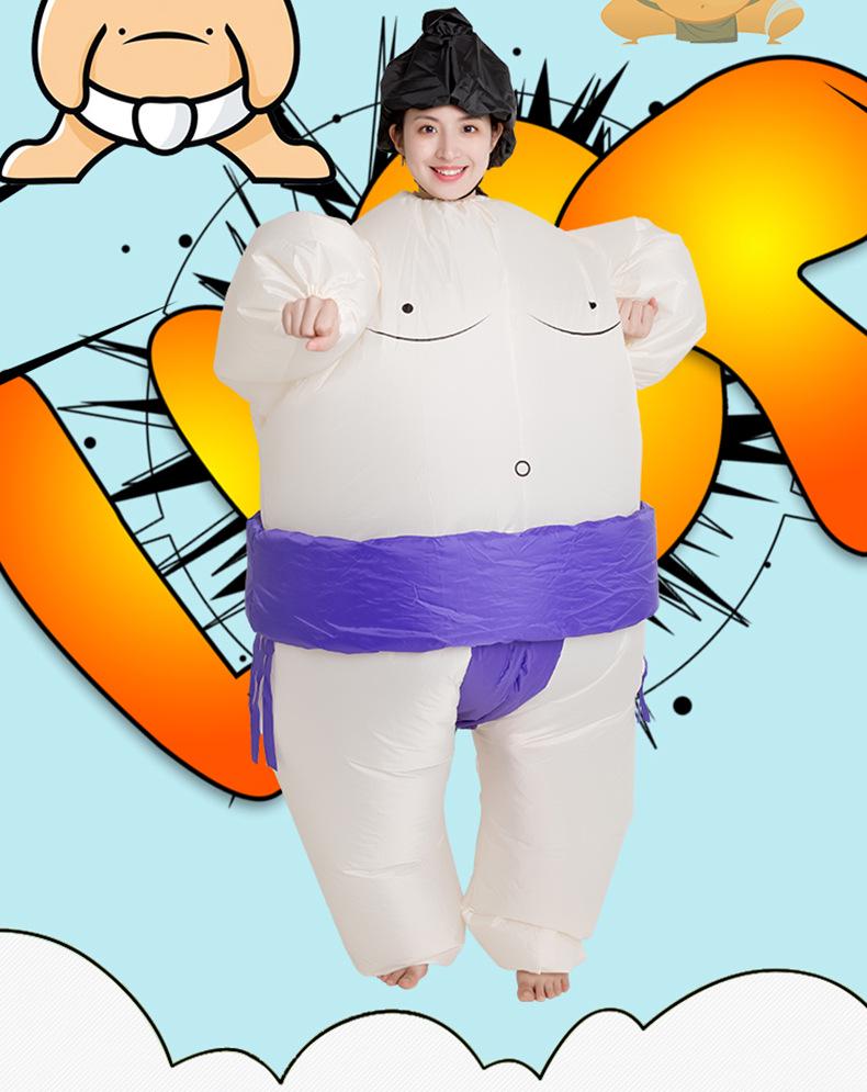 Inflatable Sumo Costumes for Dance & Pranks - Adult Size Fun Props & Dolls