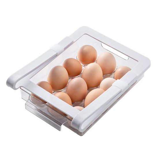 Refrigerator Storage Box Hangable Drawer Design Healthy Food Preservation Box Eggs Vegetables Fruits Storage Holder