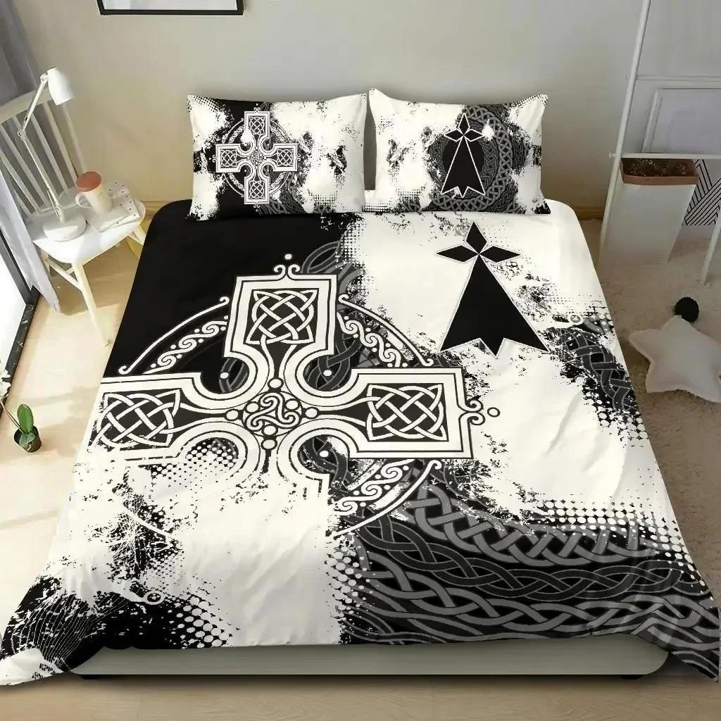 

Viking Dragon & Cladagh Cros Celtic Beding Set Bedrom Soft Modern Bedspreads Comefortable Soft Duvet Cover Comfortable Quilt Cover Pilowcase 100*200cm Single