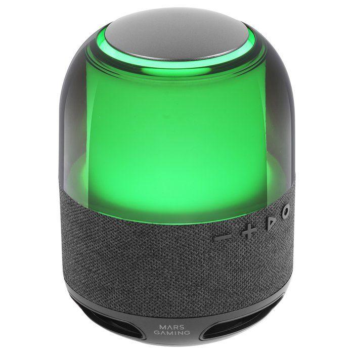 Enceinte bluetooth portable - mars gaming - ms-flow - 15w deepbass - rgb orbilight 360° - bluetooth 5.3
