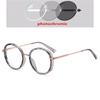 0 -0.5 -0.75 To -6.0 Round Myopia Glasses With Prescription 1.56 Aspheric Blue Blocking Light Student Computer Optical Spectacles
