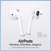Apple AirPods 2 Generation Wireless Bluetooth Headphones Auto Pair 24 Hours Playtime In Ear Earbuds For All Smartphones