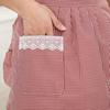 Cooking Apron Sleeveless Shoulder Strap Double Layer Anti-oil Kitchen Women Cleaning Apron Daily Use