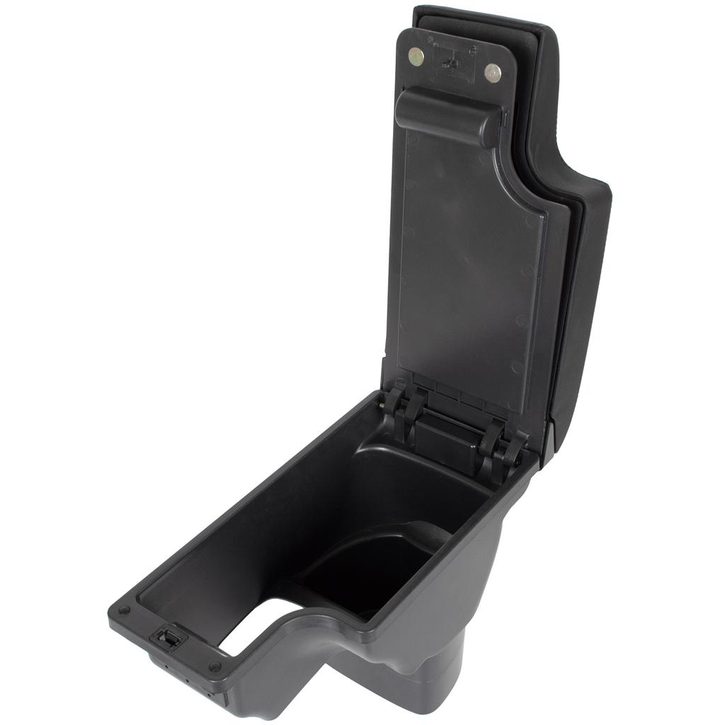 Nissan Juke 10-19 Armrest with Storage and USB Hub BLACK PU LEATHER + Mounting Kit + Cable