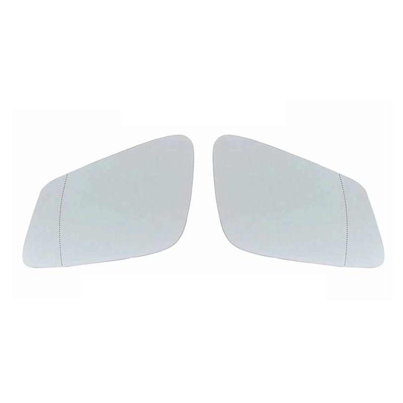 

Heated Rearview Mirror Lens Compatible with BMW F07 GT F10 F11 F12 F13 White - Right