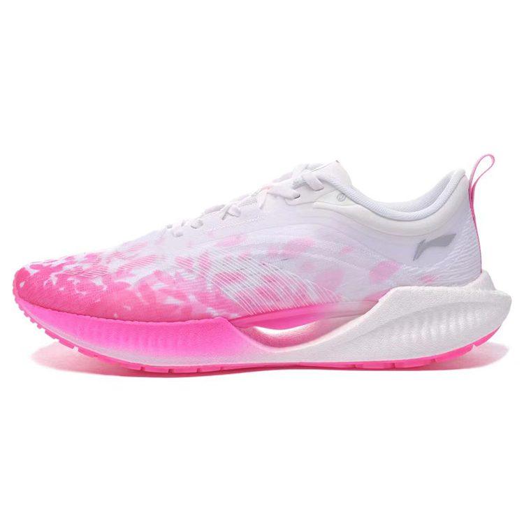 Li Ning Super Light 19 Low Top Running Shoes Women's White Pink ARBS002-30