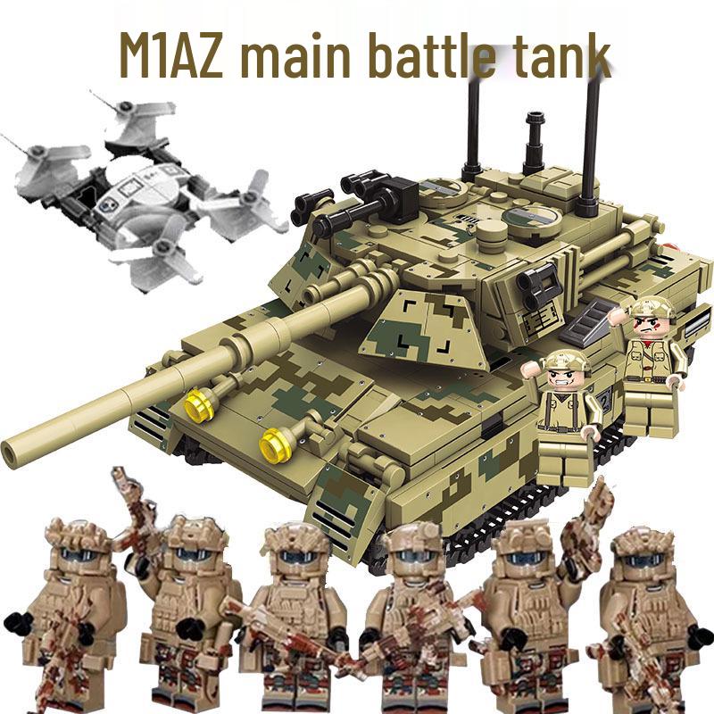 Compatible Military SWAT Armored Car Building Blocks - Educational Assembly Toy for Boys