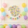 Bright Plastic Birthday Banners 2M Long Colorful Party Decorations For Parties Weddings And Special Event