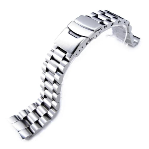 

22mm End Milled 316L Stainless Steel Watch Band, Matte Finish, Replacement for Seiko Turtles SRP777 and SRPA21