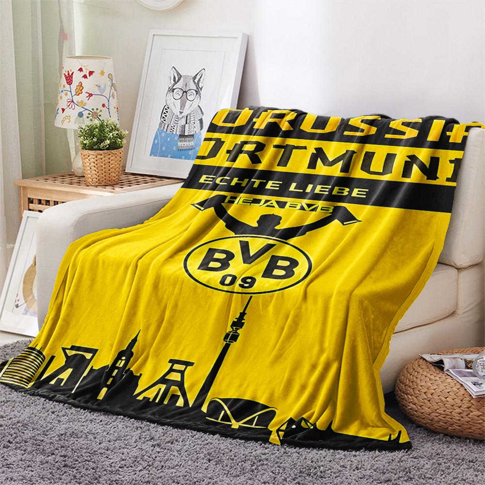 1 Peça Cobertor de Flanela com Estampa BVB, Alta Qualidade Todas as Estações, Decoração de Casa, Calor e Conforto, Perfeito para Presentes de Natal